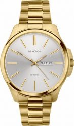 Zegarek Sekonda Zegarek męski Sekonda 30154 złoty. Żółte zegarki męskie Sekonda, złote. Za 487.00 zł.