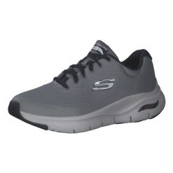 Buty sportowe Sneakersy męskie, Arch Fit. Szare buty sportowe na co dzień męskie Skechers, m, bez wzorów, sportowe, bez ramiączek, bez kaptura, trekkingowe. Za 399.99 zł.