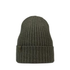 Czapka zimowa z wełny merino Norval. Brązowe czapki męskie Buff, na zimę, bez wzorów, z wełny, sportowe. Za 189.99 zł.