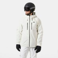 Kurtka narciarska Helly Hansen Juniper 3.0. Białe kurtki narciarskie i snowboardowe męskie Helly Hansen, na zimę, m, bez wzorów, bez kaptura, narciarskie. W wyprzedaży za 1,322.00 zł.