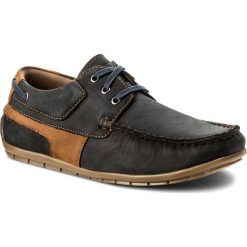 Mokasyny LASOCKI FOR MEN - MB-JURA2-01 Granatowy. Niebieskie mokasyny męskie Lasocki For Men, z materiału, bez zapięcia. Za 189.99 zł.