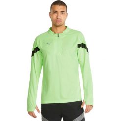 Bluza Puma Teamfinal Training 14 Zip, Mężczyźni. Zielone bluzy nierozpinane męskie Puma, m, bez wzorów, z poliesteru, bez ramiączek, bez kaptura. Za 290.00 zł.