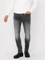 Only & Sons Jeansy Loom 22017103 Szary Slim Fit. Szare jeansy męskie Only & Sons, bez wzorów, z bawełny. Za 109.99 zł.