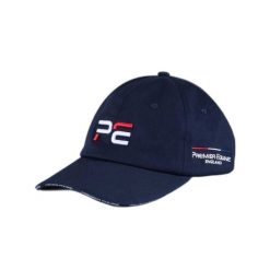 Czapka z daszkiem Premier Equine. Niebieskie czapki męskie PREMIER EQUINE, bez wzorów, eleganckie. Za 65.00 zł.