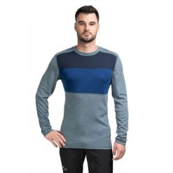 Koszulka Classic Thermal Merino Base Layer. Szare bielizna termoaktywna męska Smartwool, m, bez wzorów, bez ramiączek. Za 389.99 zł.