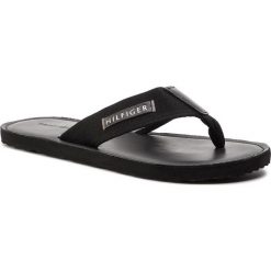 Japonki TOMMY HILFIGER - Elevated Leather Beach Sandal FM0FM02080 Black 990. Klapki i japonki męskie marki Tommy Hilfiger. Za 229.00 zł.