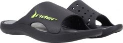 Klapki męskie Rider Bay XIV AD czarno-szaro-zielone 83632-AZ135 43. Czarne klapki i japonki męskie Rider, bez wzorów. Za 112.99 zł.
