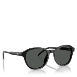 Okulary przeciwsłoneczne Emporio Armani. Czarne okulary przeciwsłoneczne męskie Emporio Armani, bez wzorów. Za 569.99 zł.