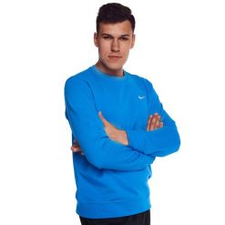 Bluza Męska Sportowa Nike Swoosh. Niebieskie bluzy bez kaptura męskie Nike, m, bez wzorów, bez kaptura. Za 145.20 zł.