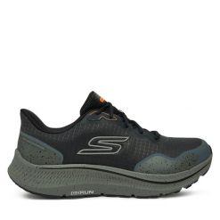 Buty do biegania Skechers. Szare buty do biegania męskie Skechers, bez wzorów, bez zapięcia, do biegania. Za 299.99 zł.