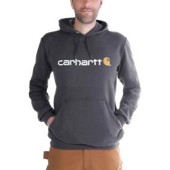 Bluza sportowa męska z kapturem Carhartt Midweight. Szare bluzy z kapturem męskie Carhartt, m, bez wzorów, z kapturem. Za 319.00 zł.