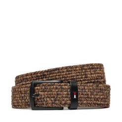 Pasek Męski Tommy Hilfiger. Brązowe paski męskie Tommy Hilfiger, bez wzorów. Za 139.99 zł.