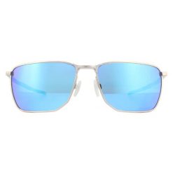 Okulary przeciwsłoneczne szklane Oakley Ejector Prizm. Niebieskie okulary przeciwsłoneczne męskie Oakley, bez wzorów, sportowe, metalowe. Za 872.50 zł.