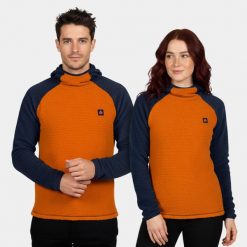 Bluza Primaloft unisex Alpinus Eio. Brązowe bluzy nierozpinane męskie Alpinus, bez wzorów, sportowe, bez ramiączek, bez kaptura. Za 349.00 zł.