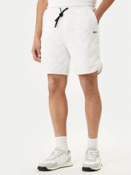 BOSS Szorty sportowe Member 50558883 Biały Relaxed Fit. Białe szorty sportowe męskie Boss, bez wzorów, z bawełny, sportowe. Za 679.99 zł.