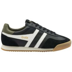 Sneakersy ze skóry Gola Europa. Białe buty sportowe na co dzień męskie Gola, m, bez wzorów, ze skóry, vintage, bez ramiączek, bez kaptura. Za 446.50 zł.
