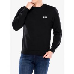 Bluza POC Crew. Czarne bluzy nierozpinane męskie POC, l, bez wzorów, bez ramiączek, bez kaptura. W wyprzedaży za 298.95 zł.
