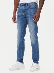 G-Star Raw Jeansy Revend 51010-8968-6028 Granatowy Skinny Fit. Niebieskie jeansy męskie G-Star Raw, bez wzorów, z bawełny, retro. Za 369.99 zł.