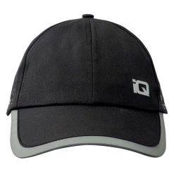 Czapka Z Daszkiem Męska Odblaskowy Materiał Rome. Czarne czapki męskie IQ, bez wzorów, z materiału, sportowe. Za 77.99 zł.