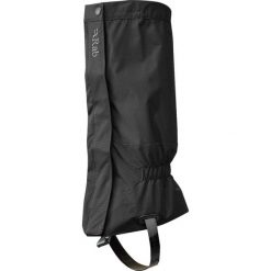 Stuptuty ochraniacze przeciwśnieżne Rab Trek Gaiter. Czarne buty trekkingowe męskie RAB, bez wzorów, sportowe, bez obcasa, bez zapięcia. Za 199.99 zł.
