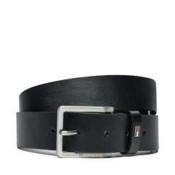 Pasek Męski Tommy Hilfiger. Czarne paski męskie Tommy Hilfiger, bez wzorów. Za 149.99 zł.