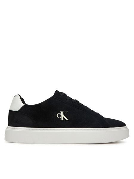 Calvin Klein Sneakersy Classic Cupsole Laceup Su YM0YM01434 Czarny. Czarne buty sportowe na co dzień męskie Calvin Klein, m, bez wzorów, ze skóry, bez ramiączek, bez kaptura. Za 329.99 zł.