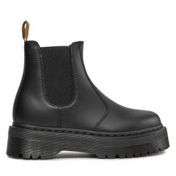Sztyblety Dr. Martens. Czarne sztyblety męskie Dr. Martens, bez obcasa, bez zapięcia. Za 879.99 zł.
