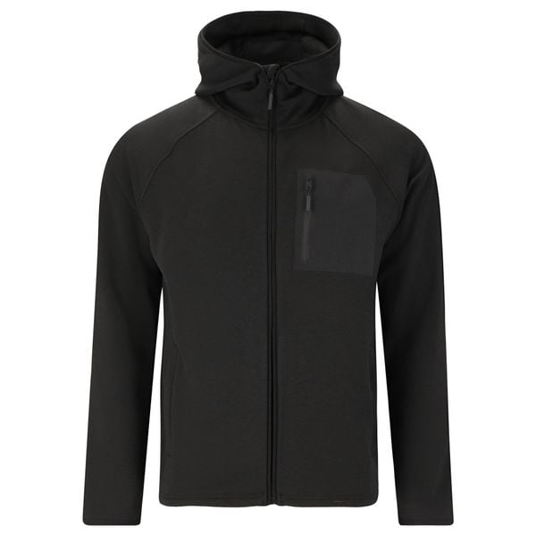 Bluza z kapturem z pełnym zamkiem błyskawicznym Endurance Deerto. Czarne bluzy z kapturem męskie Endurance, bez wzorów, z kapturem. Za 297.50 zł.