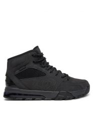 DC Sneakersy Versatile Hi Wr ADYB100019-3BK Czarny. Czarne buty sportowe na co dzień męskie DC, m, bez wzorów, ze skóry, bez ramiączek, bez kaptura. Za 239.99 zł.