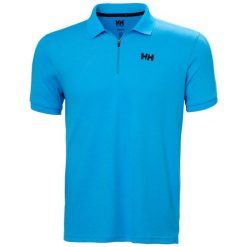Koszulka polo z zamkiem błyskawicznym 1/2 Helly Hansen HP. Niebieskie koszulki polo męskie Helly Hansen, m, bez wzorów, klasyczne, bez kołnierzyka, bez ramiączek. Za 361.50 zł.