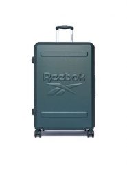 Reebok Walizka duża RBK-WAL-024-CCC-L Zielony. Zielone walizki męskie Reebok, bez wzorów, z tworzywa sztucznego, duże. Za 349.99 zł.