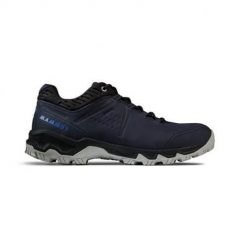 Buty trekkingowe męskie Mammut Mercury Iv Low Gtx. Niebieskie buty trekkingowe męskie Mammut, bez wzorów, z materiału, bez zapięcia. Za 765.20 zł.