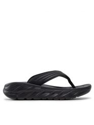 Hoka Japonki Ora Recovery Flip 1099675 Czarny. Czarne klapki i japonki męskie HOKA, bez wzorów, ze skóry. Za 189.99 zł.