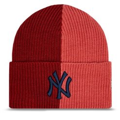 Czapka New Era. Czerwone czapki męskie New Era, na zimę, bez wzorów. Za 159.99 zł.