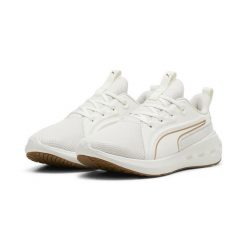 Buty do biegania SOFTRIDE Carson PUMA Warm White Gold. Białe buty do biegania męskie Puma, bez wzorów, bez zapięcia, do biegania. Za 258.00 zł.