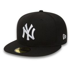 Czapka z daszkiem New Era 59FIFTY New York Yankees Fullcap 10003436 7 5/8. Czarne czapki męskie New Era, bez wzorów, sportowe. Za 169.00 zł.