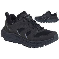 Buty turystyczne męskie Karrimor Kestral Low. Czarne buty trekkingowe męskie Karrimor, bez wzorów, sportowe, bez obcasa, bez zapięcia. W wyprzedaży za 308.99 zł.