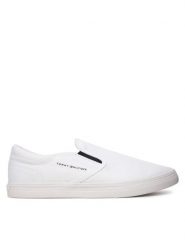 Tommy Hilfiger Tenisówki Vulc Core FM0FM05689 Biały. Białe trampki męskie Tommy Hilfiger, bez wzorów, z materiału, bez zapięcia. Za 289.99 zł.
