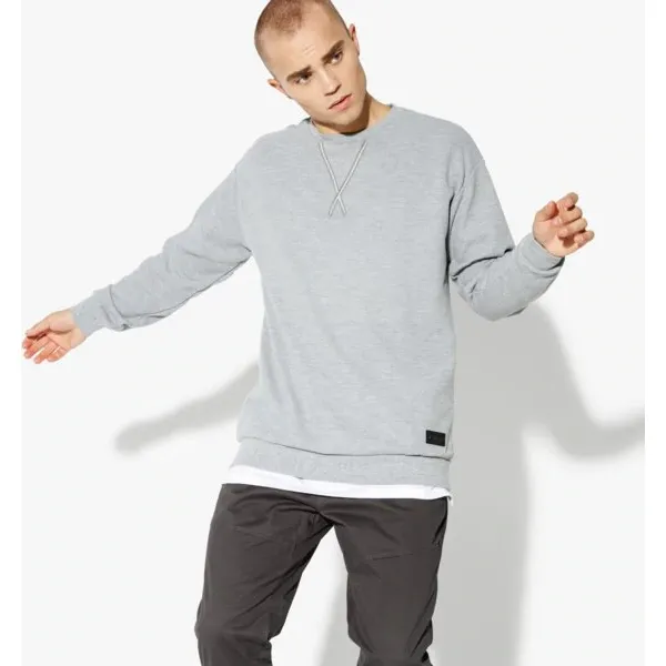 Confront Bluza Topaz , szary, rozmiar XL. Szare bluzy nierozpinane męskie Confront, m, bez wzorów, z materiału, sportowe, bez ramiączek, bez kaptura. W wyprzedaży za 55.99 zł.