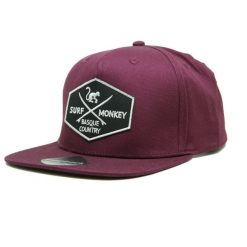 Czapka Trucker – Płaski daszek – Snapback / Dorośli / Jeden rozmiar (Bordowy). Czerwone czapki męskie SURF MONKEY, bez wzorów, z bawełny, sportowe. Za 139.95 zł.