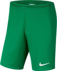 Nike Spodenki męskie Park III zielone r. XXL (BV6855 302). Zielone szorty sportowe męskie Nike, bez wzorów, sportowe. Za 57.54 zł.