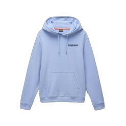 Bluza z kapturem Napapijri B-Sovana H. Niebieskie bluzy nierozpinane męskie Napapijri, m, bez wzorów, bez ramiączek, z kapturem. W wyprzedaży za 329.00 zł.