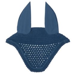 Czapka z muchą dla koni QHP Salerno. Niebieskie krawaty i muchy męskie QHP, bez wzorów, sportowe. Za 156.50 zł.