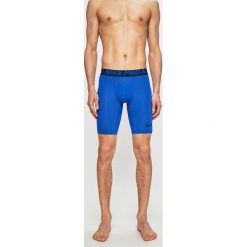 Nike - Szorty. Niebieskie szorty sportowe męskie Nike, bez wzorów, z dzianiny, sportowe. W wyprzedaży za 89.90 zł.