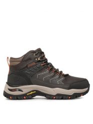 Skechers Trapery Arch Fit Dawson Raveno 204634/BRN Brązowy. Brązowe buty zimowe męskie Skechers, bez wzorów, z materiału, bez obcasa, bez zapięcia. Za 436.99 zł.
