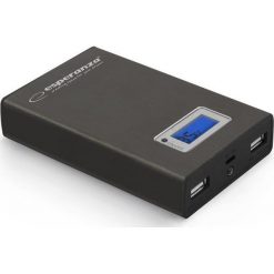 Powerbank Esperanza 8400mAh (EMP108K). Czarne powerbanki Esperanza. Za 36.91 zł.