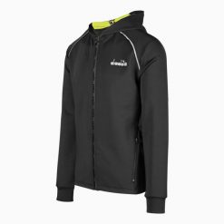 Bluza męska DIADORA HD FZ SWEAT BE ONE. Czarne bluzy nierozpinane męskie Diadora, m, bez wzorów, bez ramiączek, bez kaptura. Za 129.99 zł.