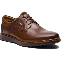 Półbuty CLARKS - Un Geo LaceGtx GORE-TEX 261380417 Brown Leather. Brązowe eleganckie półbuty męskie Clarks, z gore-texu, eleganckie. Za 589.00 zł.