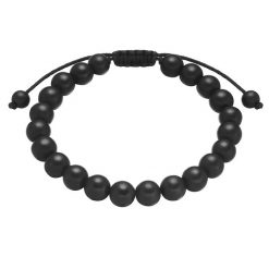 True Rebels Bransoletka Stal nierdzewna Czarny Bransoletki 1 ct Męskie. Czarne biżuteria dla mężczyzn True Rebels, z materiału, z agatem, ze stali. Za 152.99 zł.