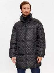 Trussardi Kurtka zimowa 52S00945 Czarny Regular Fit. Czarne kurtki męskie TRUSSARDI, na zimę, m, bez wzorów, z syntetyku, bez ramiączek, bez kaptura. Za 1,809.00 zł.